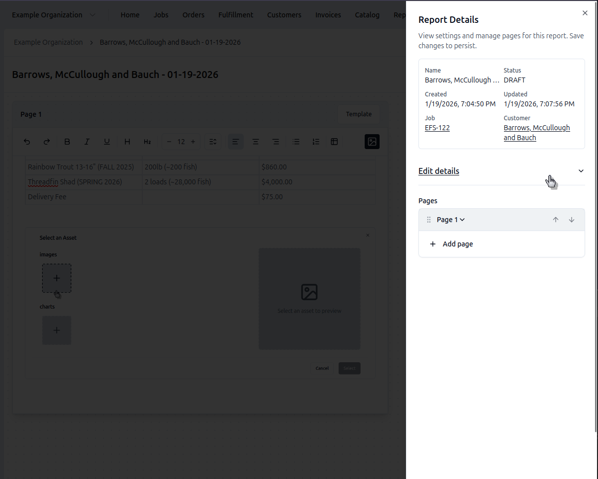 Initial settings