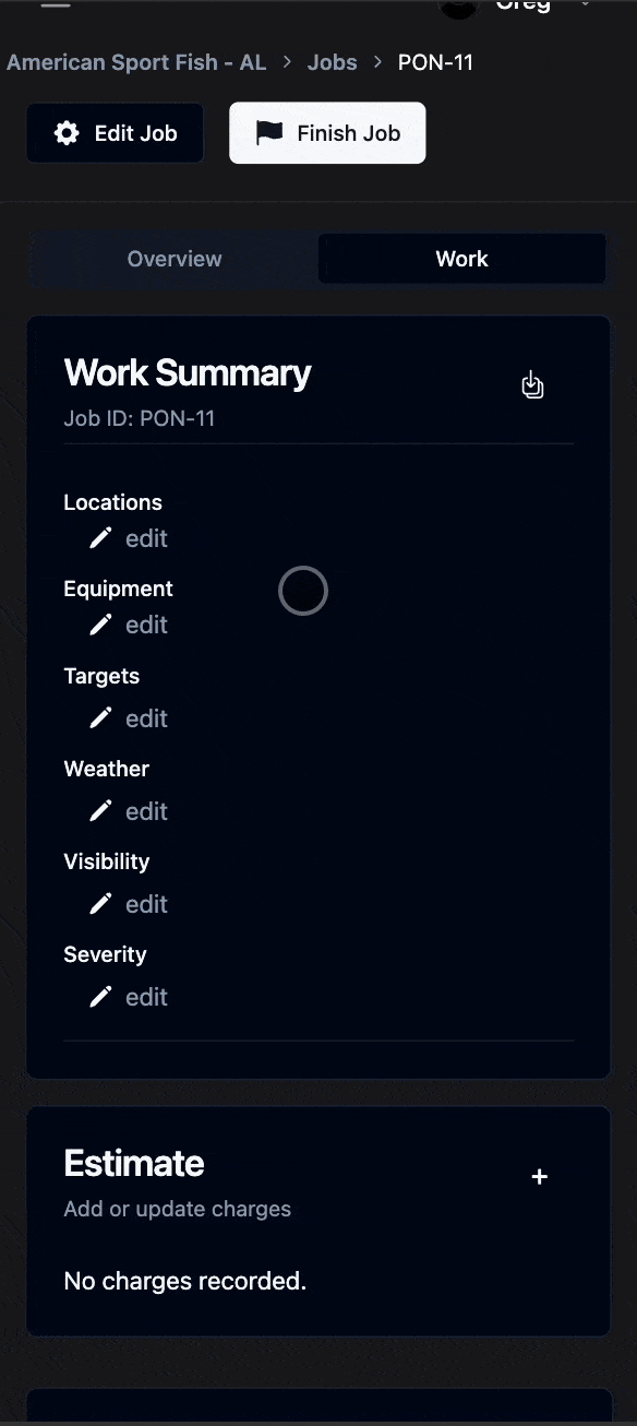 Mobile Location Update Demo