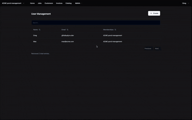 Add Users Workflow