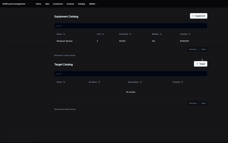 Targets Setup Demo