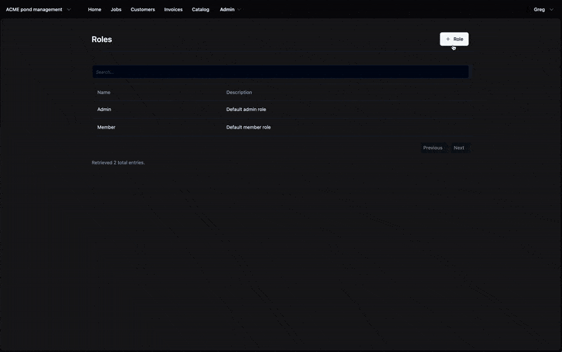Custom Roles Demo